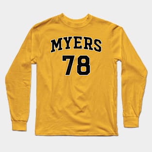 MYERS - vintage typography Long Sleeve T-Shirt